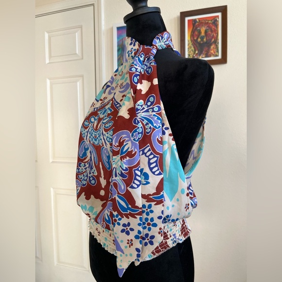 Free People Halter Tie Neck Top - Picture 4 of 5